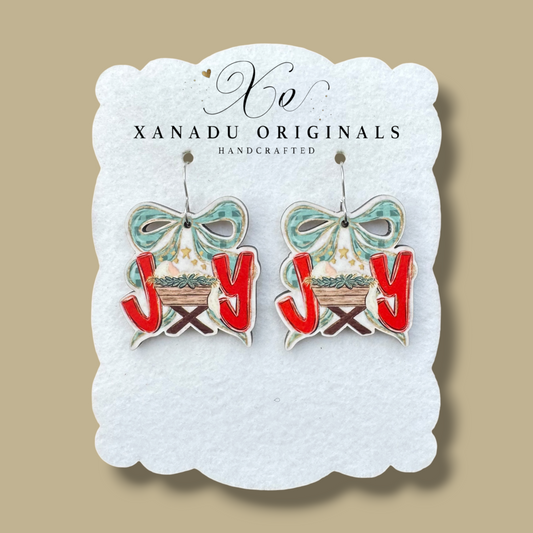 Joy Baby Jesus Earrings