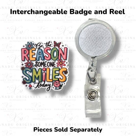 Be The Reason Interchangeable Badge Button with Reel Option