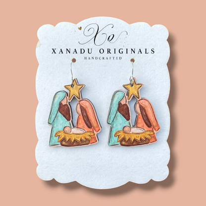 Manger Scene Earrings