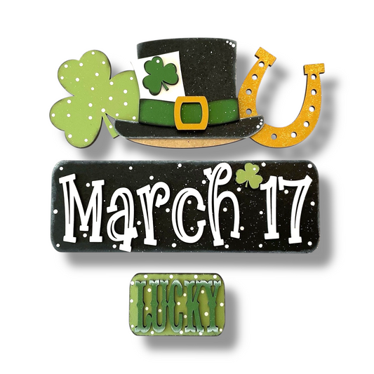 St. Patrick's Day Interchangeable Wood Sign | DIY