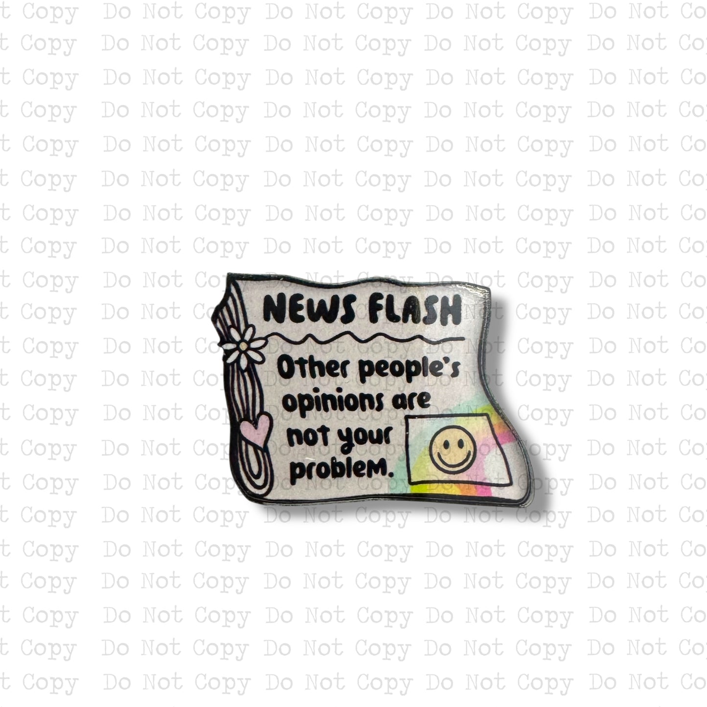 News Flash Lapel Pin