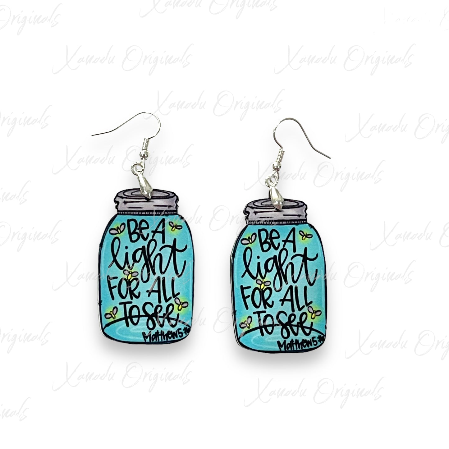 Be A Light Mason Jar Earrings