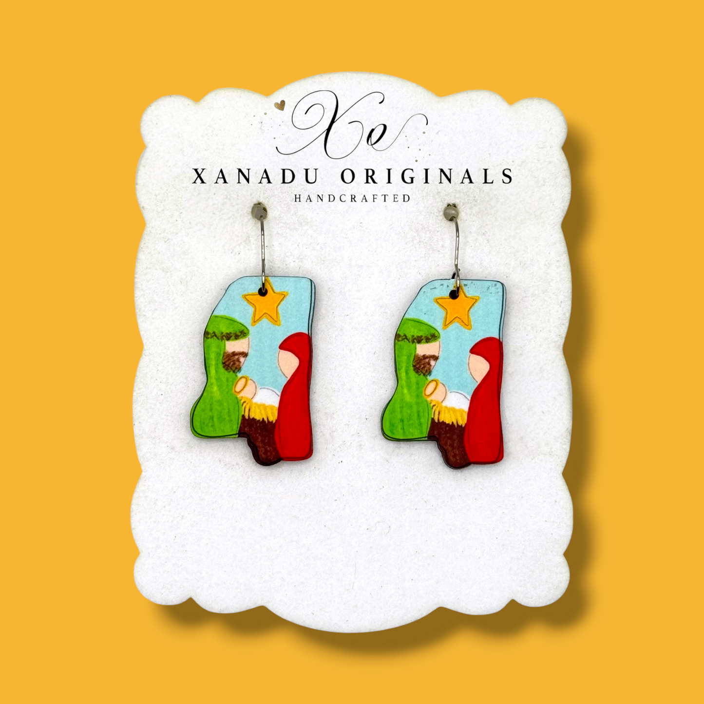Mississippi Nativity Earrings