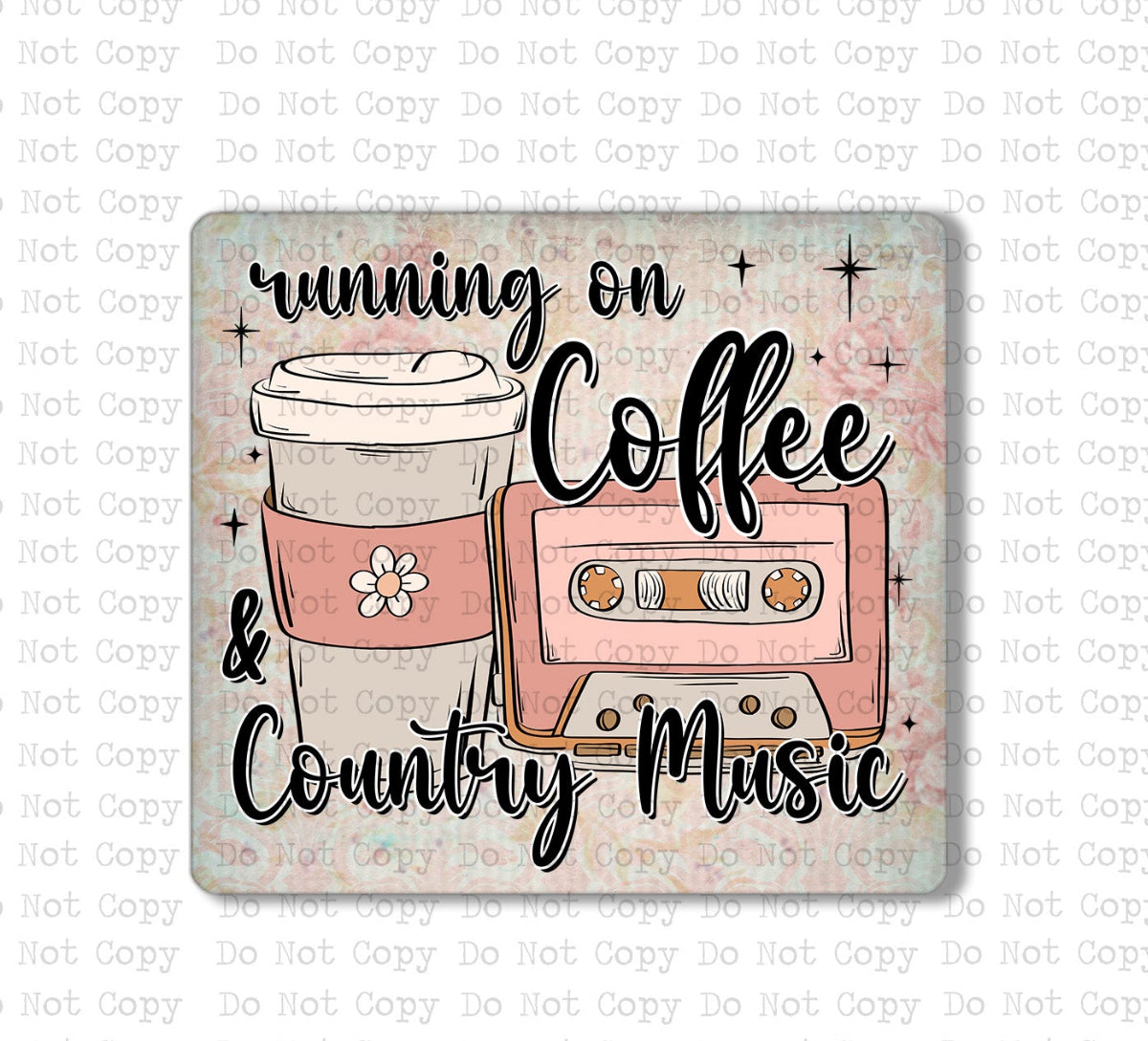 Country Music and Coffee Magnet