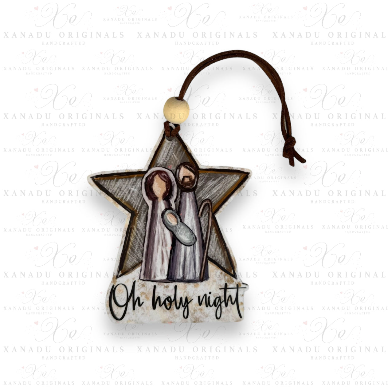 Oh Holy Night Star Ornament