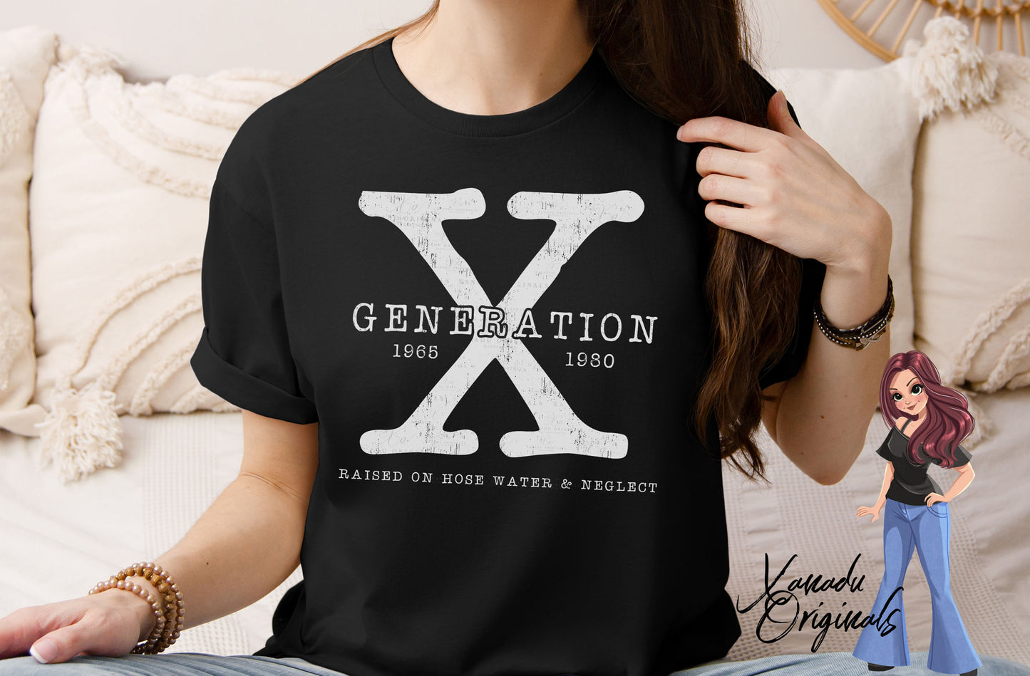 Generation X  Raised On Hose Water And Neglect T-Shirt