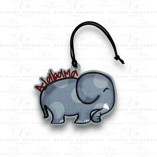 Alabama Elephant Ornament