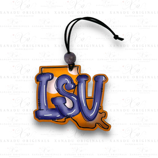 LSU State Ornament