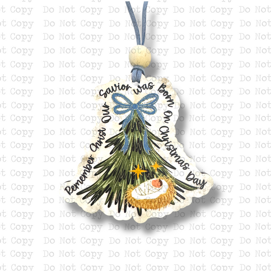 Christ Our Savior Christmas Ornament