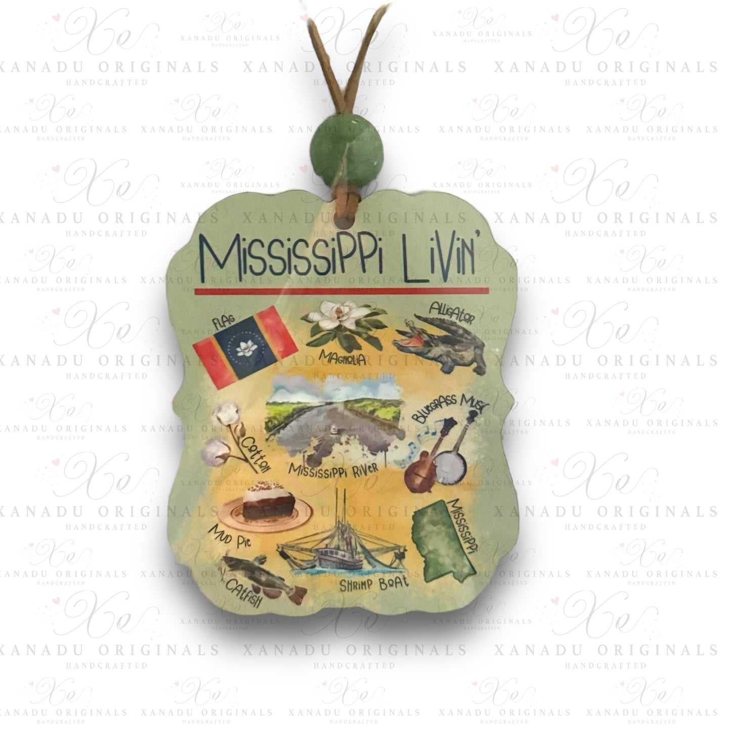 Mississippi Livin Ornament