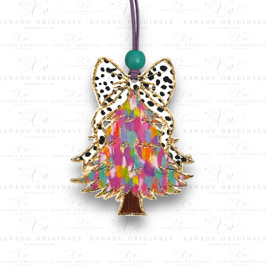 Colorful Coquette Tree Ornament