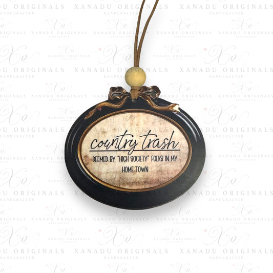 Country Trash Decoration Ornament