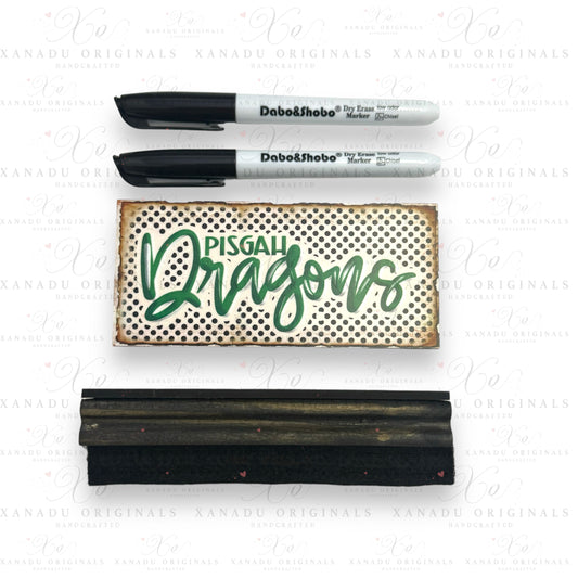 Pisgah Dragons Eraser with Dry Markers