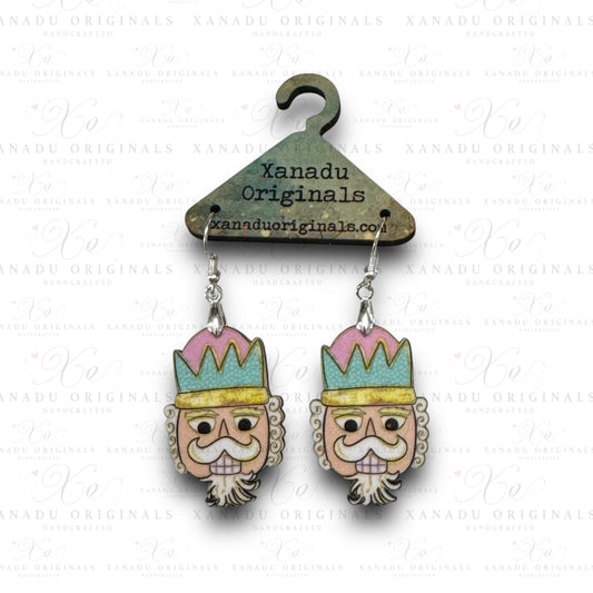 Nutcracker Face Earrings