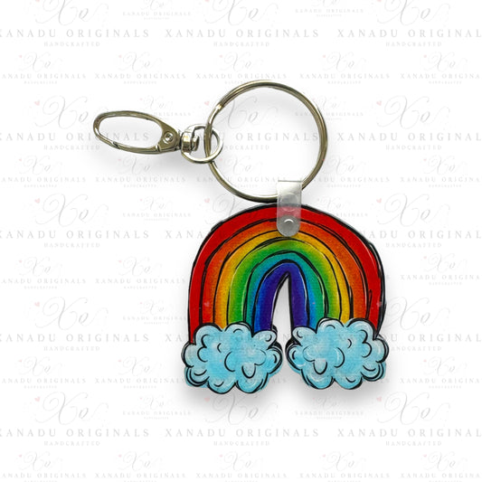 Rainbow Keychain | Bag Tag