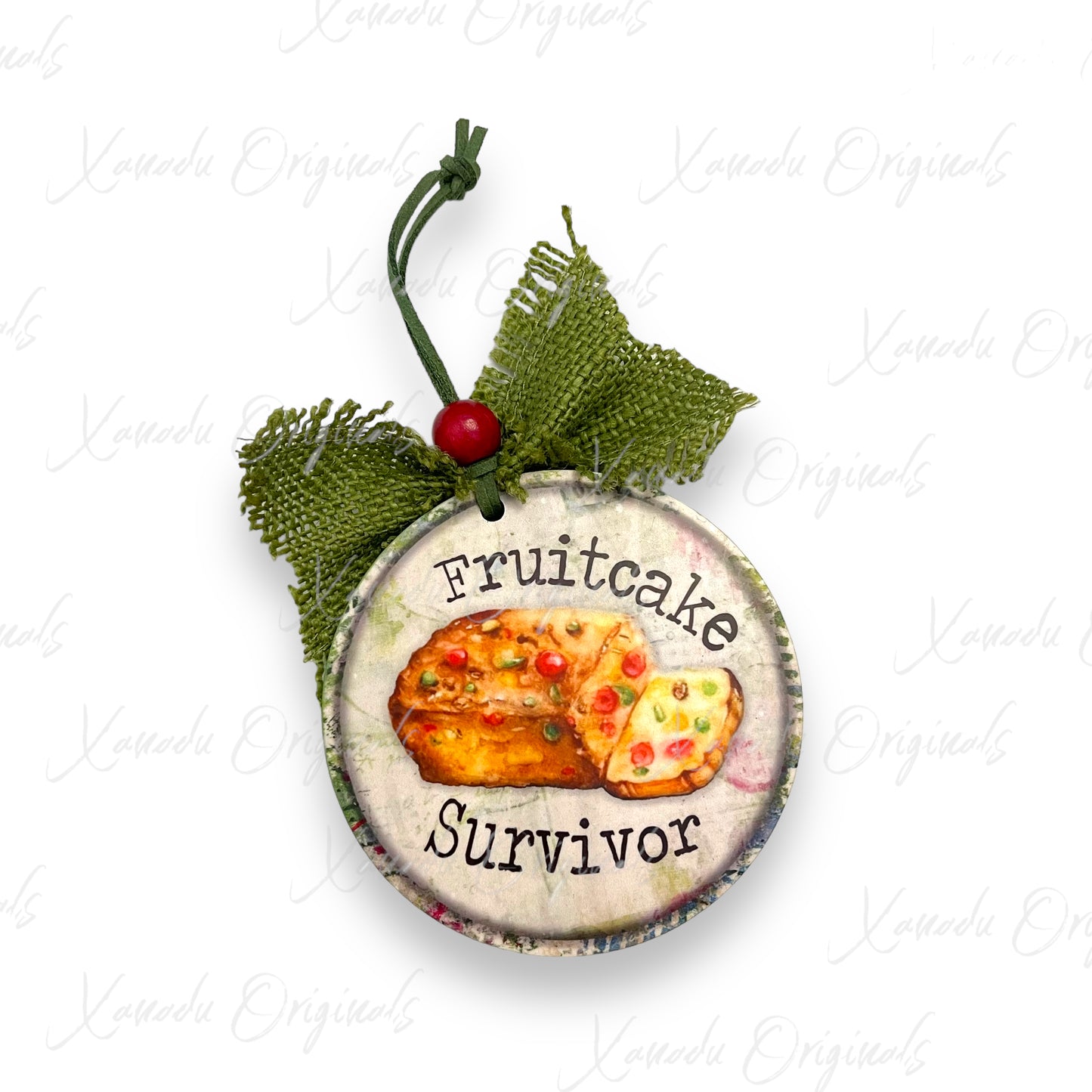 Fruitcake Survivor Ornament