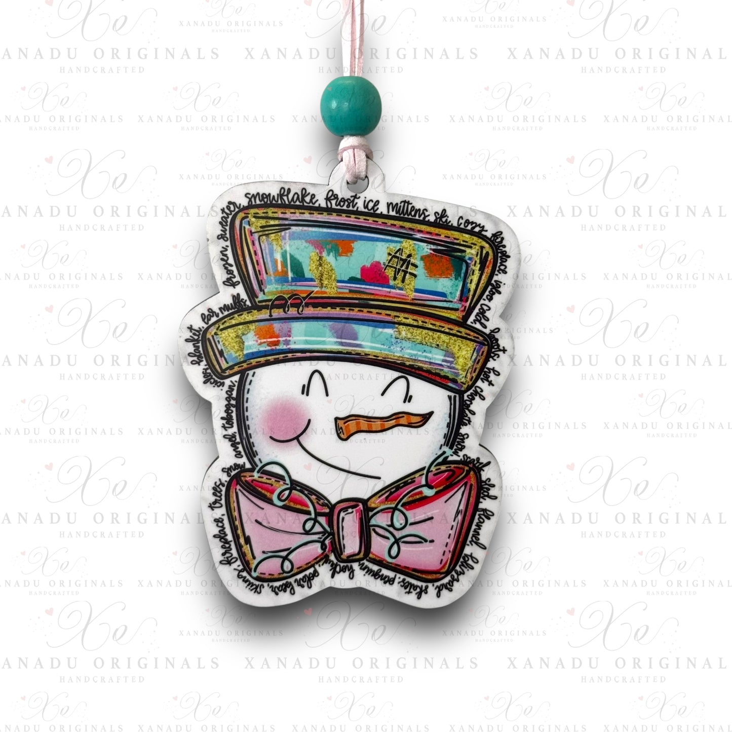 Funky Snowman Ornament