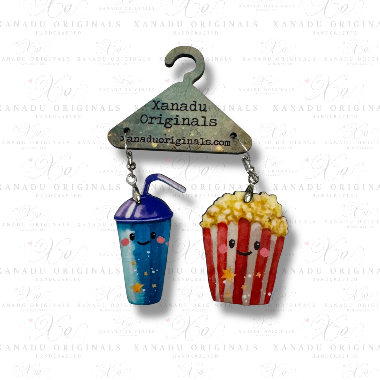Popcorn and Soda Earrings