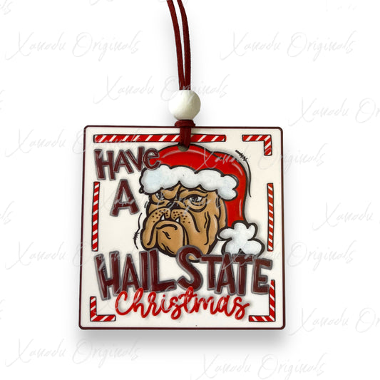 Have A Hail State Christmas Ornament