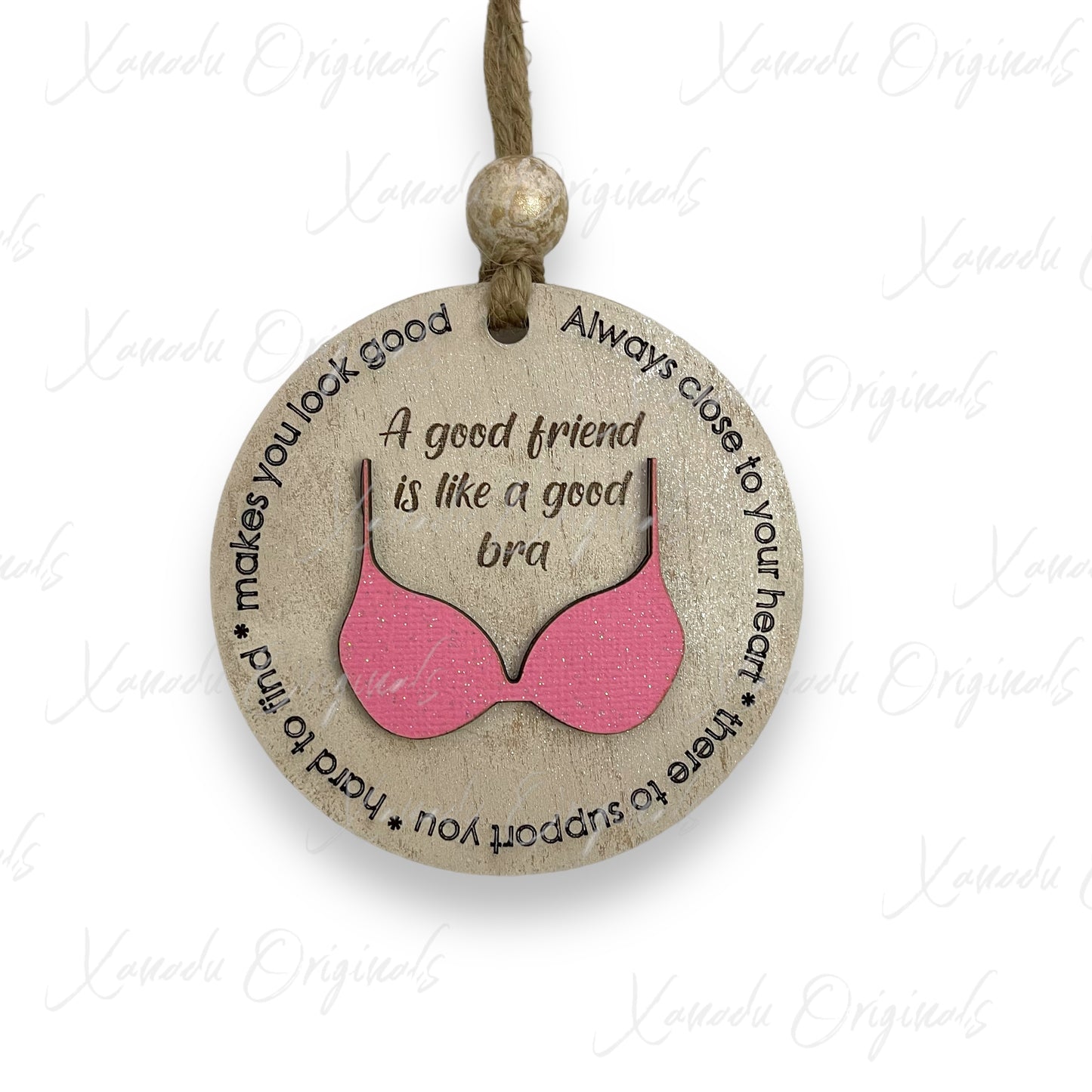 A Good Friend Bra Ornament