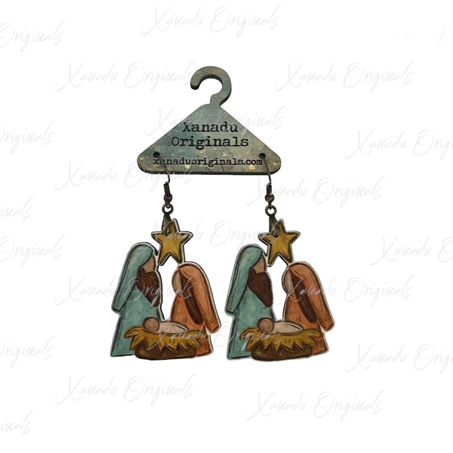 Manger Scene Earrings