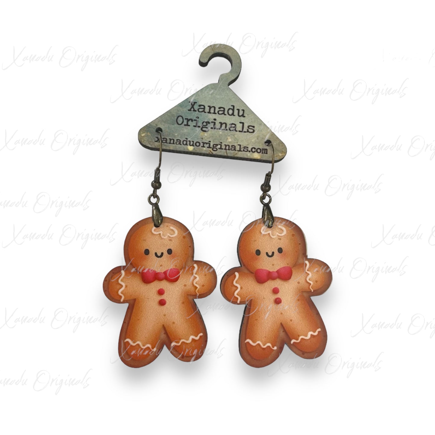 Gingerbread Cookie Earrings