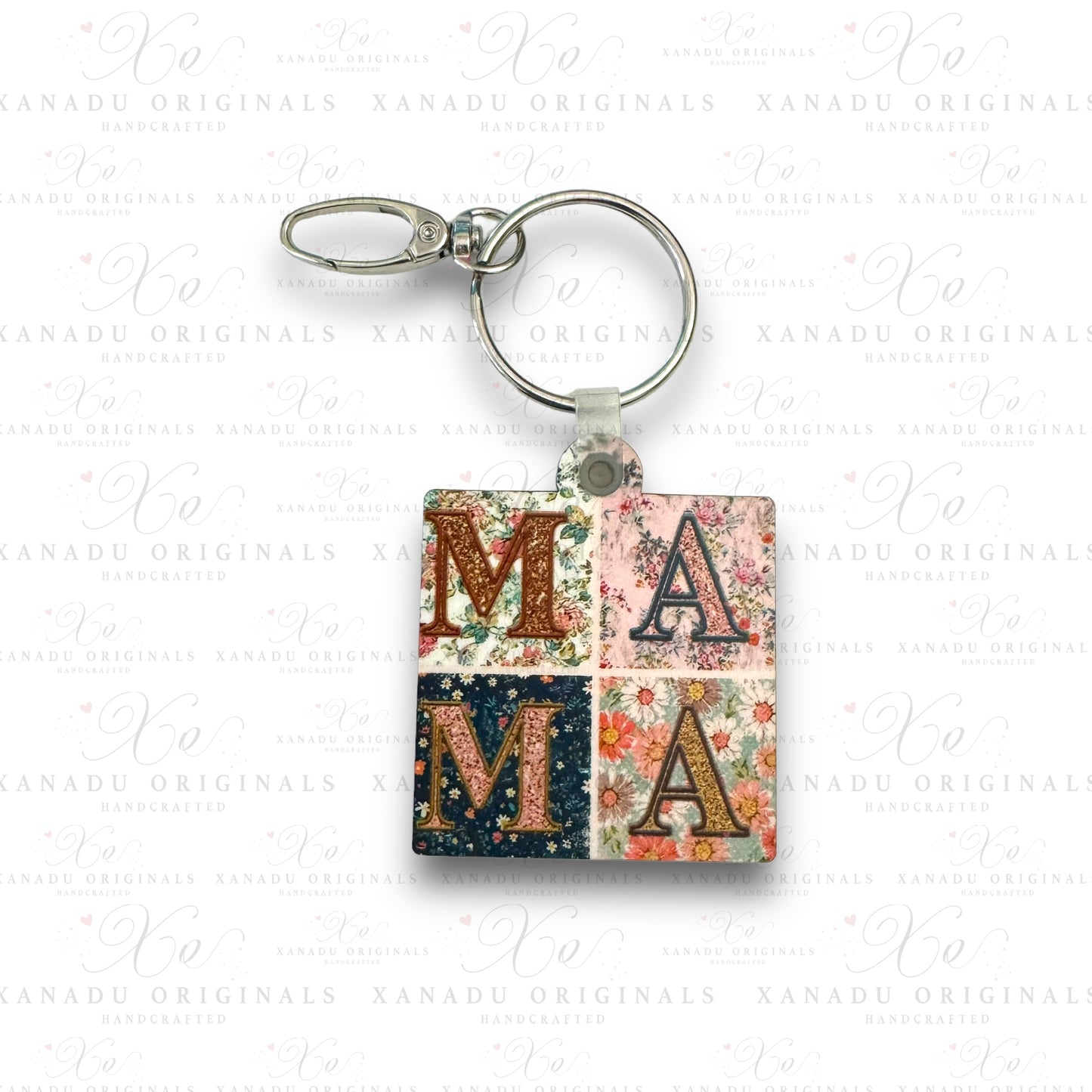 Retro MAMA Keychain | Bag Tag