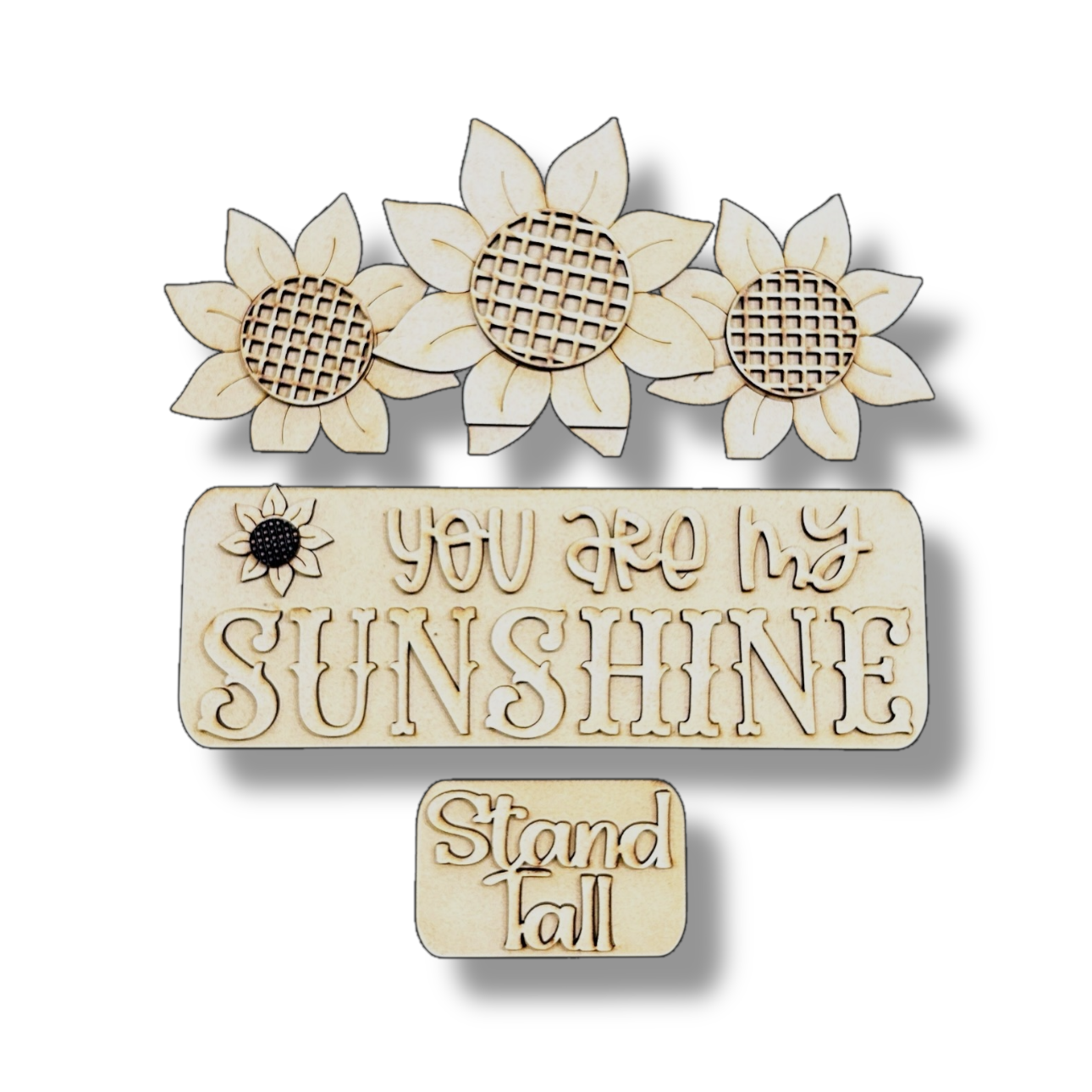 Sunflower You Are My Sunshine Interchangeable Wood Sign | DIY