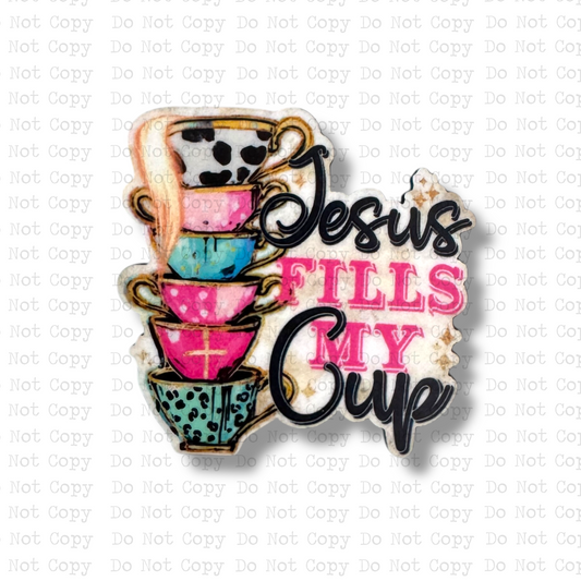 Jesus Fills My Cup Magnet