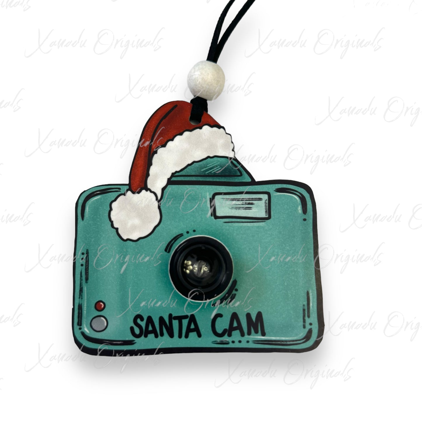 Santa Camera Ornament