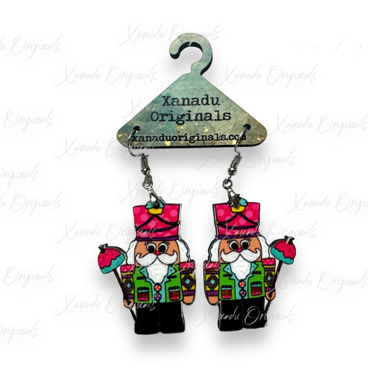 Candy Nutcracker Earrings