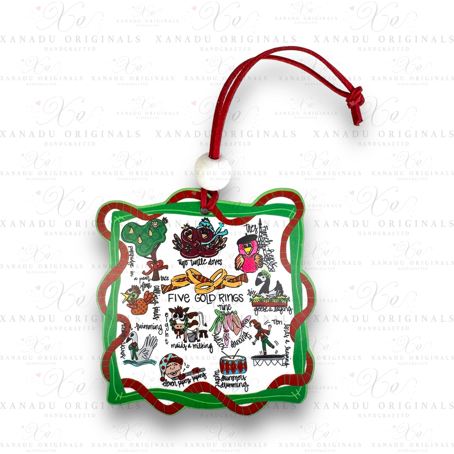 12 Days of Christmas Ornament