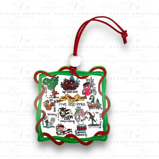 12 Days of Christmas Ornament