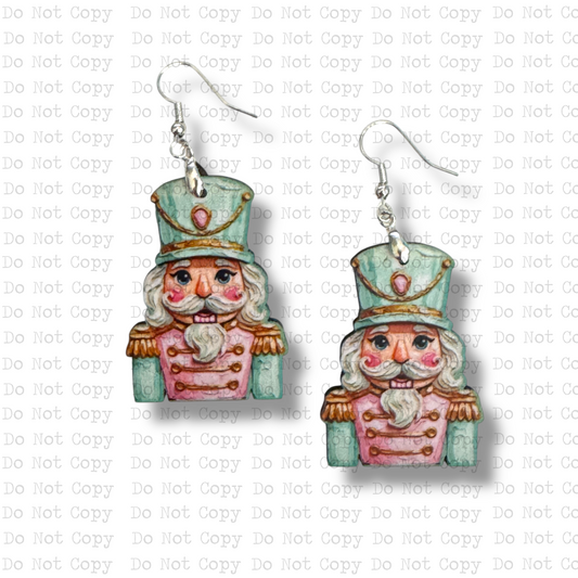 Hand-Painted Nutcracker Earrings