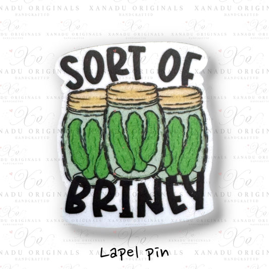 Sort Of Briney Lapel Pin