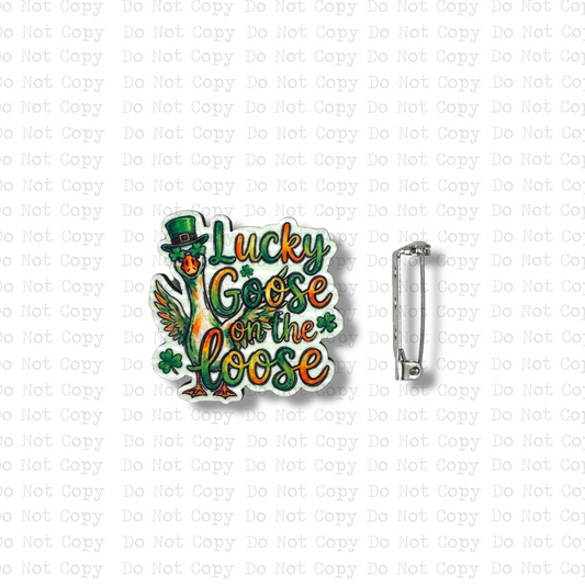 Lucky Goose Lapel Pin