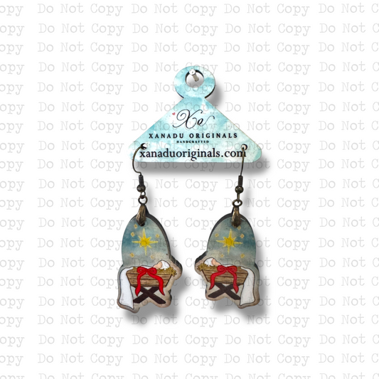 Newborn King Earrings