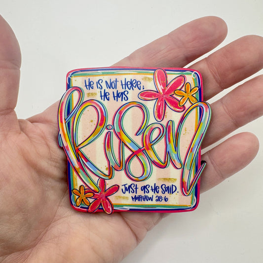 He Is Risen Magnet