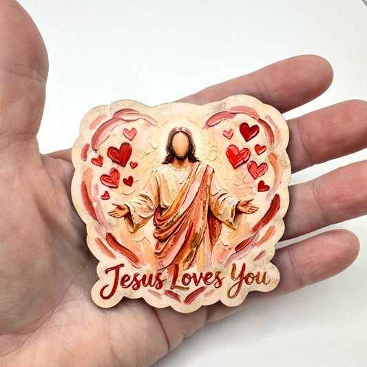Jesus Loves You Magnet