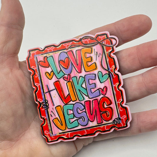 Love Like Jesus Stamp Magnet