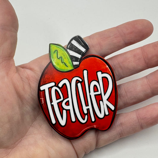 Teacher Apple Magnet