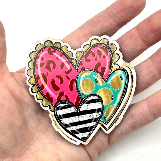 Bright Heart Trio Magnet