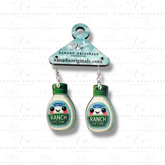 Salad Dressing Earring