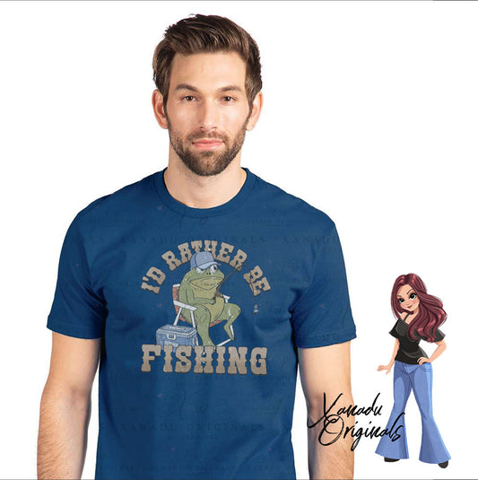 I'd Rather Be Fishing T-Shirt