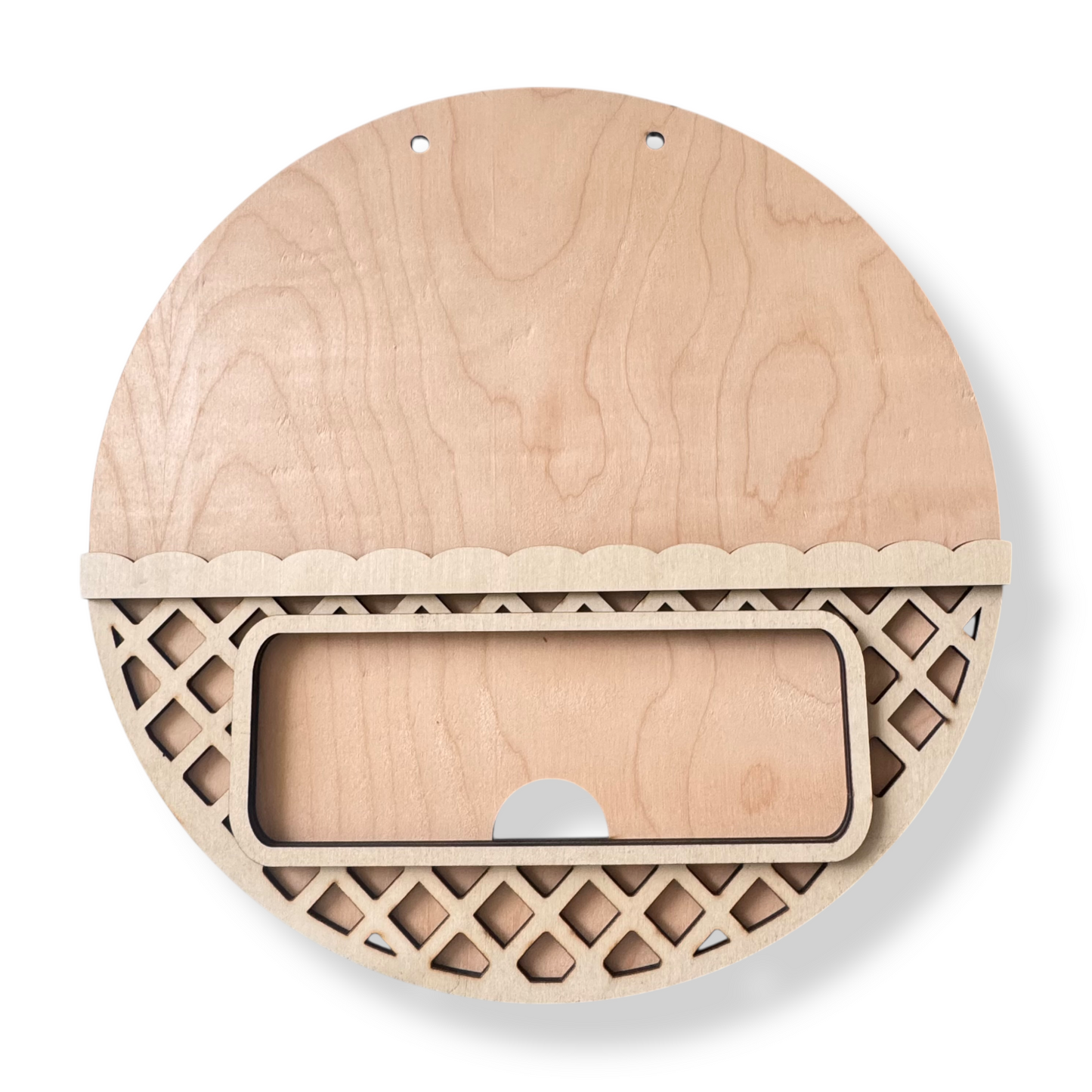 12" Round Base Interchangeable Sign | DIY Kit