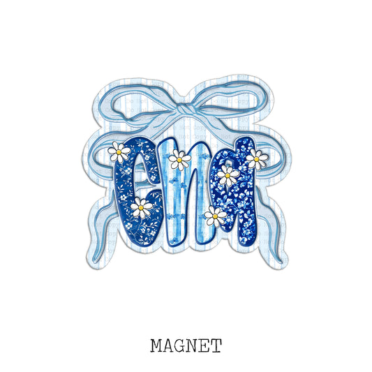 CNA Chinoiserie Bow Magnet