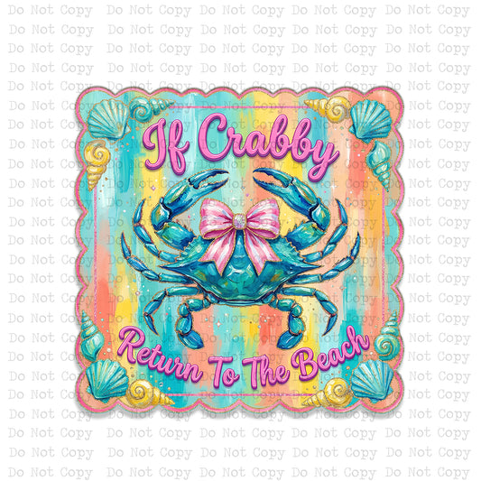 Crabby Beach Magnet