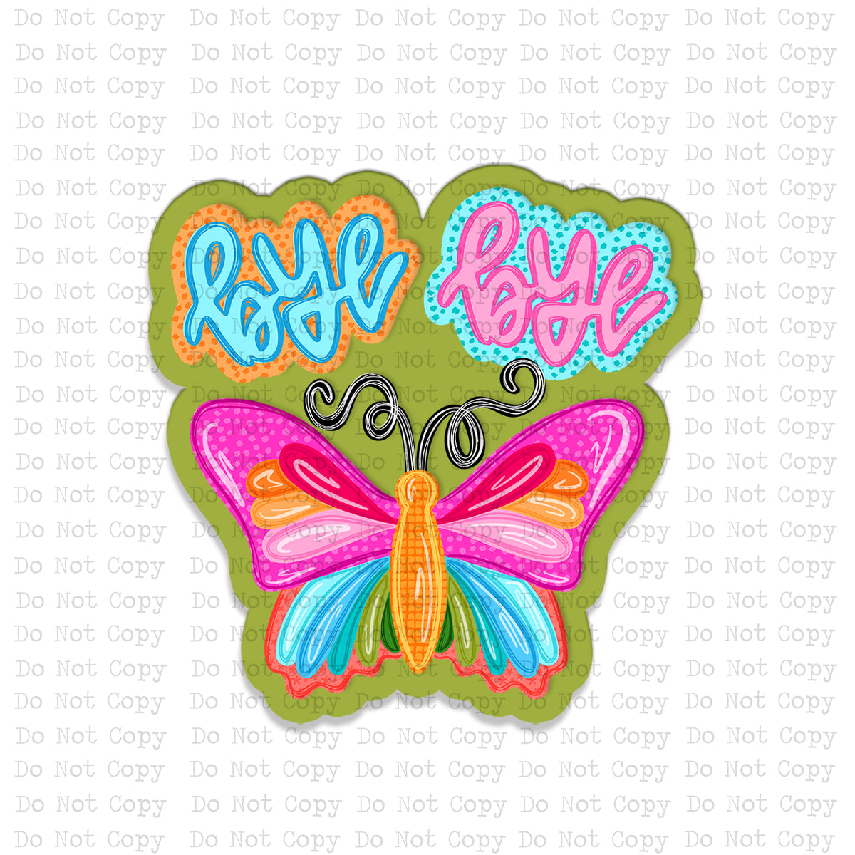 Bye Bye Butterfly Magnet