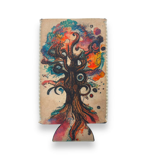 Watercolor Tree Coozie | Slim