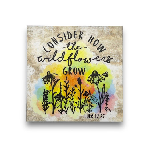 How The Wildflowers Grow Magnet